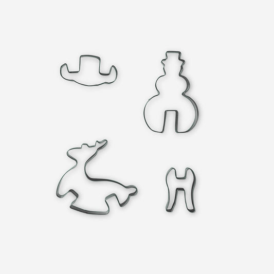 Cookie cutter set. For gingerbread decorations