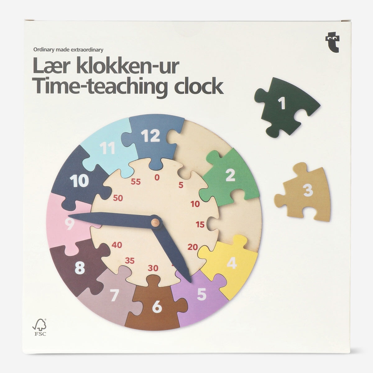 Time-teaching clock Toy Flying Tiger Copenhagen 