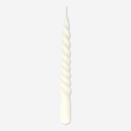 Twisted candle. 24 cm