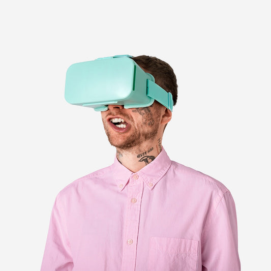 Virtuell verklighetsglasögon. För telefon