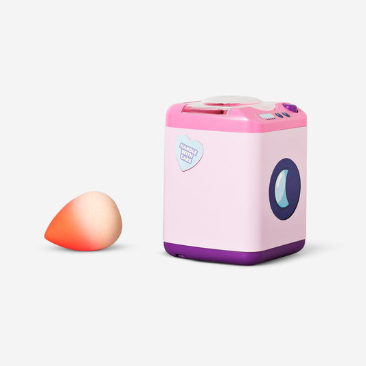 Pink makeup sponge washing machine