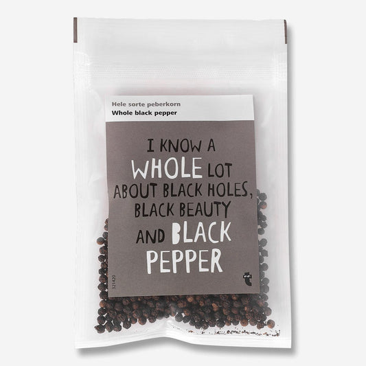 Whole black pepper