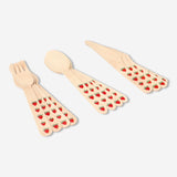 Wooden cutlery. For 4 persons Party Flying Tiger Copenhagen 