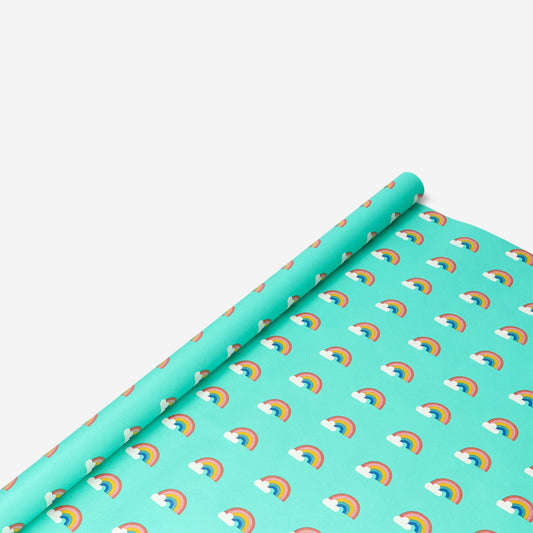 Rainbow wrapping paper