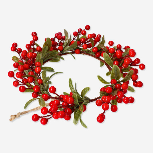 Wreath with Red Berries - 30 cm